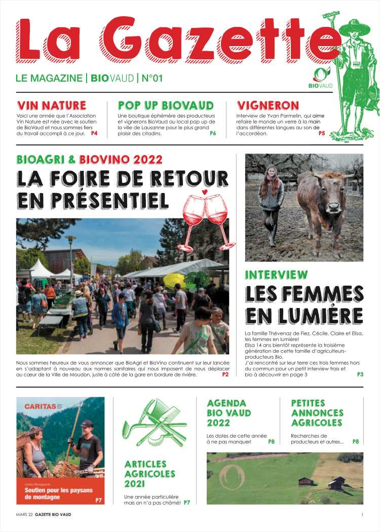 Gazette BioVaud 1