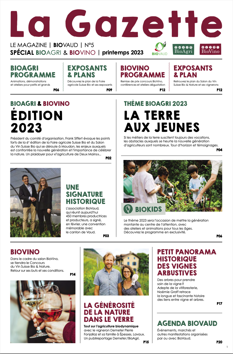 Gazette BioVaud 5
